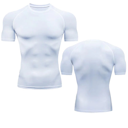 Men's Compression Running Shirt - Enhanced Blood Flow & Reduced Fatigue for Better Performance