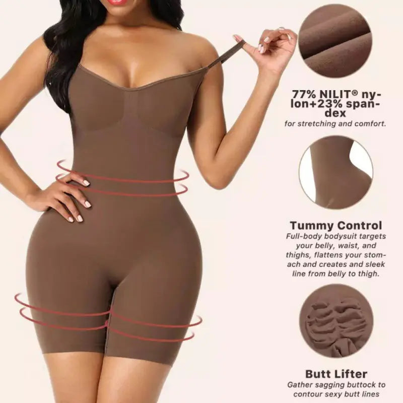 Post-Pregnancy Body Shaper - Medical-Grade Compression Bodysuit for Belly, Waist & Back Support